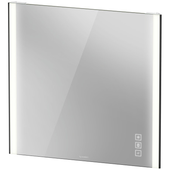 Duravit XViu Зеркало с подсветкой 82x80см, цвет: матовый черный