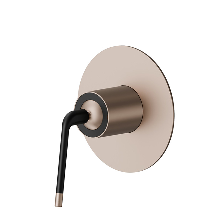 Newform O'Rama Смеситель для раковины, встраиваемый, внешняя часть, цвет: copper satin