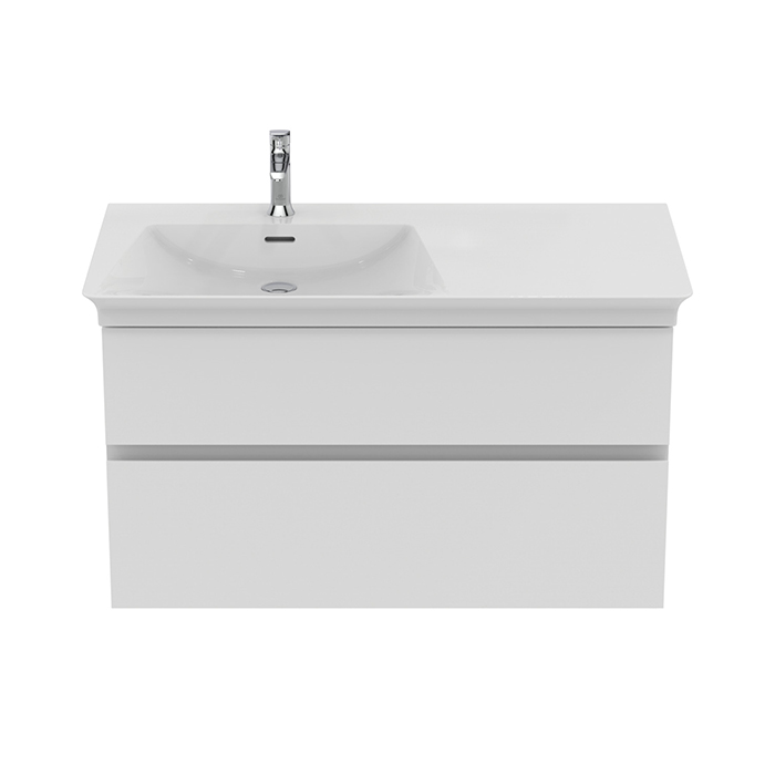 Ideal Standard Finesse Тумба с раковиной 100x50см, подвесная, SX, 2 ящика, 1 отв., цвет: белый матовый