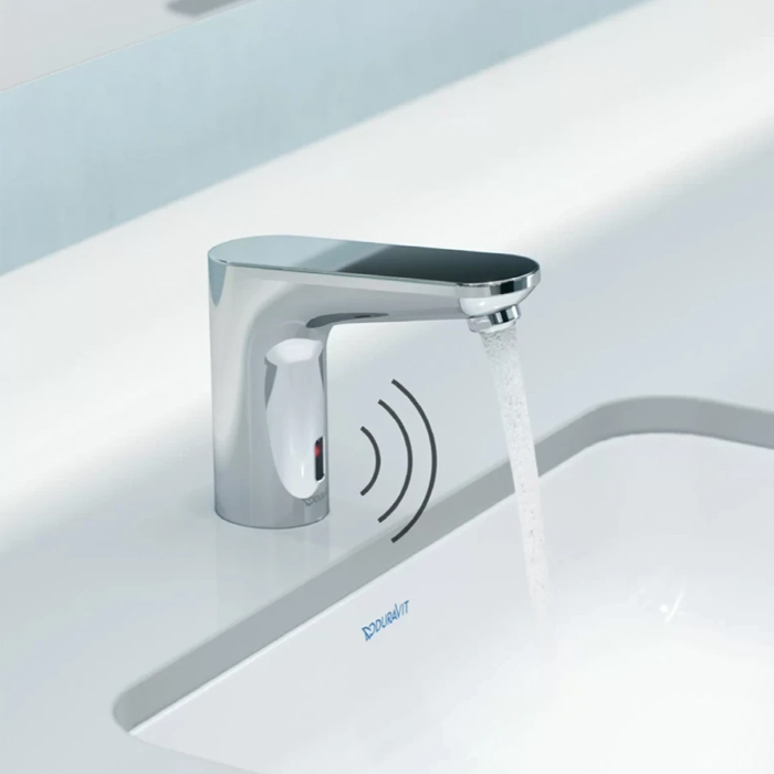 Duravit Sensor 1 Смеситель для раковины, электронный, 1 отв., цвет: хром