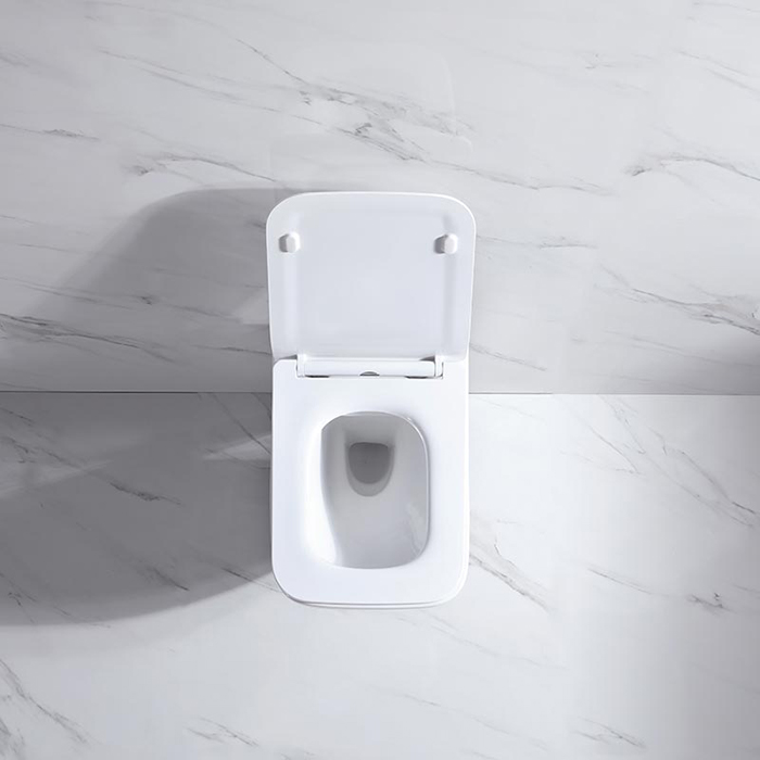 NEMO Унитаз 53x36см., подвесной, безободковый, сиденье микролифт, цвет: белый глянцевый