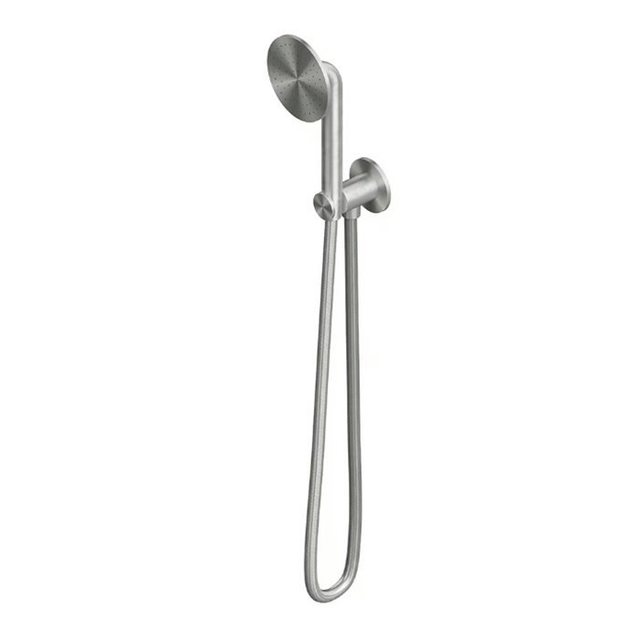 QuadroDesign Душевой гарнитур, настенный, цвет: Brushed Stainless Steel