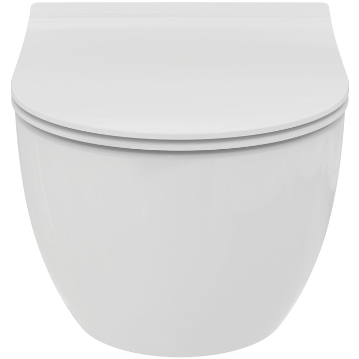 Ideal Standard Blend Унитаз подвесной 54х35.5см., с сиденьем, технологией смыва AquaBlade®, цвет: белый