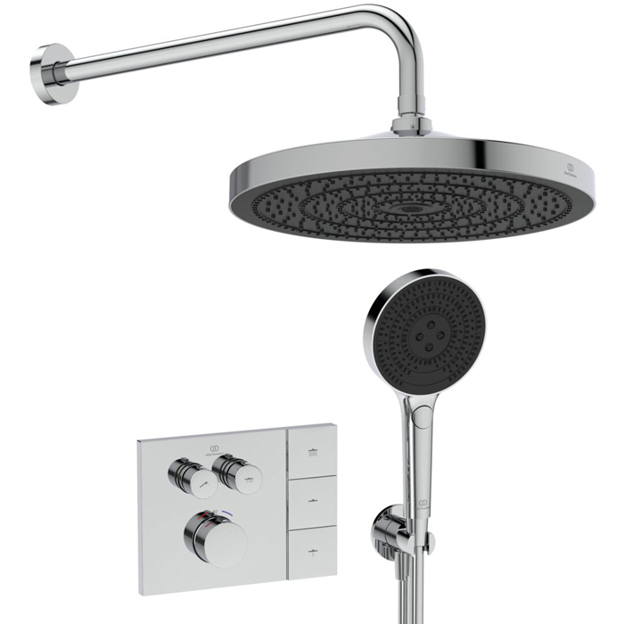 Ideal Standard Ceratherm Navigo Solos Смеситель для душа, встраиваемый, термостатический, цвет: хром