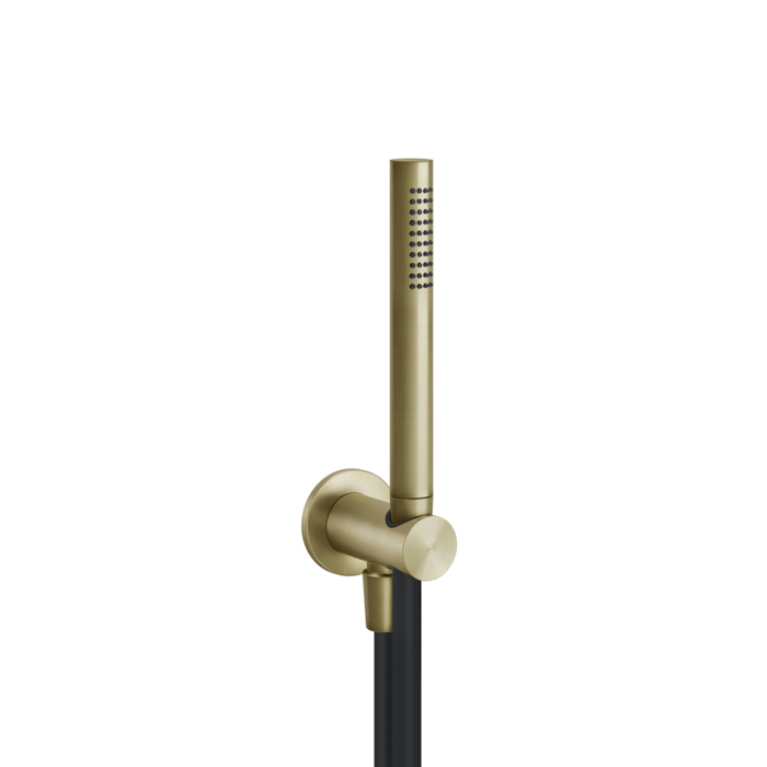 Gessi 316 Душевой комплект: ручной душ, держатель, шланг 150см, цвет: Brushed Brass PVD