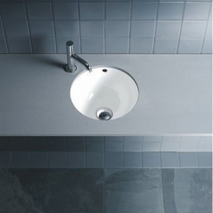 Duravit Architec Раковина встраиваемая снизу, с переливом, цвет: белый
