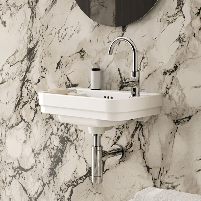 Ideal Standard Calla Раковина 50х32xh18см., подвесная, с 1 отв., Dx, с крепежом, цвет: белый глянец