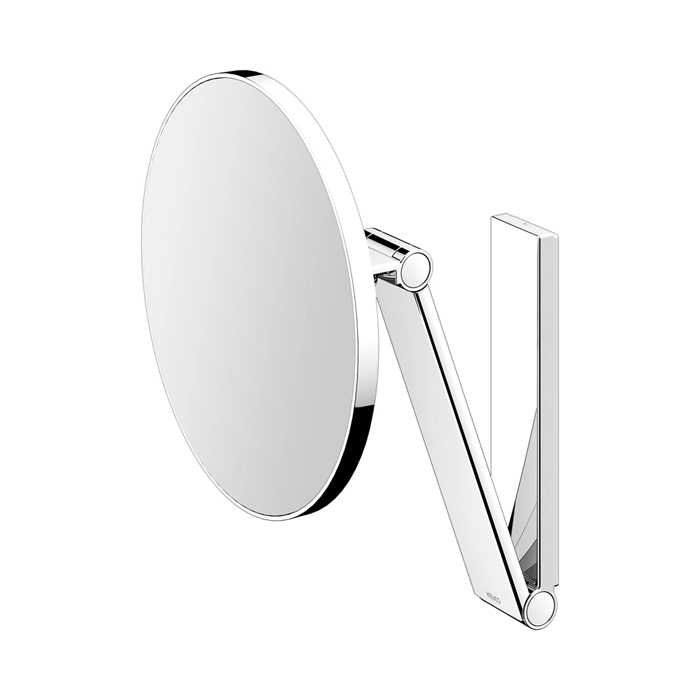 Keuco iLook_move Косметическое зеркало, подвесное, без подсветки, круглое, D=21.2см., 3ой рычаг, увеличение x5 цвет: хром