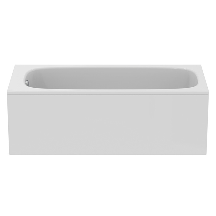 Ideal Standard i.life Ванна 170x75 см, встраиваемая, акрил, без панелей, перелива, без ножек, цвет: белый глянец