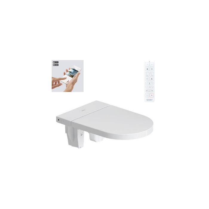Duravit SensoWash Starck f Pro Сиденье для унитаза 37.8x57.3x21.8см., с душем, SoftClose, цвет: белый