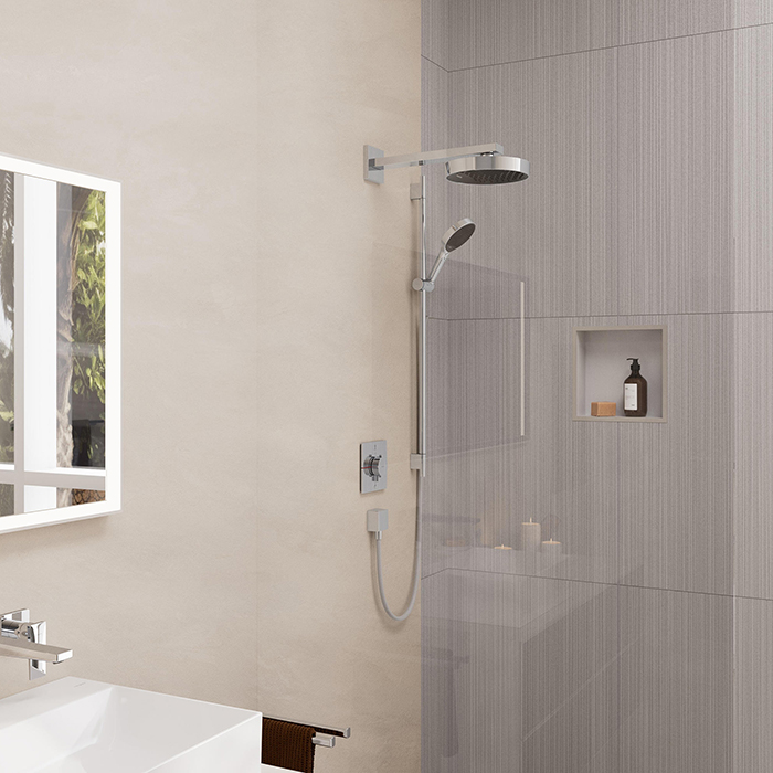 Hansgrohe ShowerSelect Comfort Q Смеситель для ванны, настенный, термостатический, цвет: хром