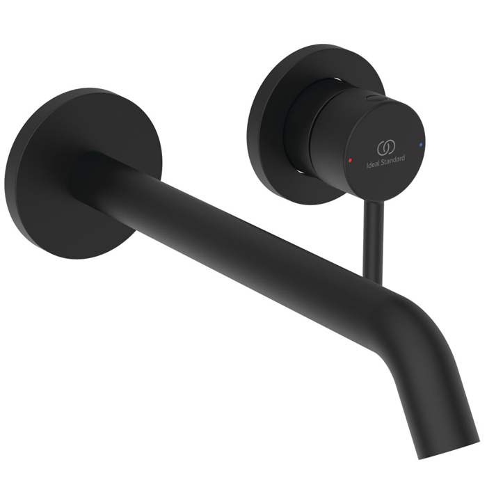 Ideal Standard Ceraline Nuovo Смеситель для раковины, встраиваемым, излив: 22см., цвет: Черный матовый