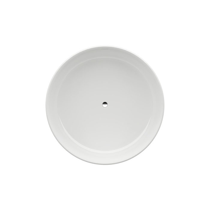 Laufen VAL Ванна 130x130x50.5см, отдельностоящая, круглая, с слив-переливом, материал: композит, цвет: белый