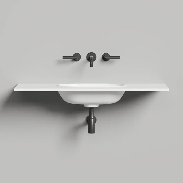 Salini Onda Plus Essentials Раковина 100х50х14см., подвесная, 1 отв., цвет: белый матовый