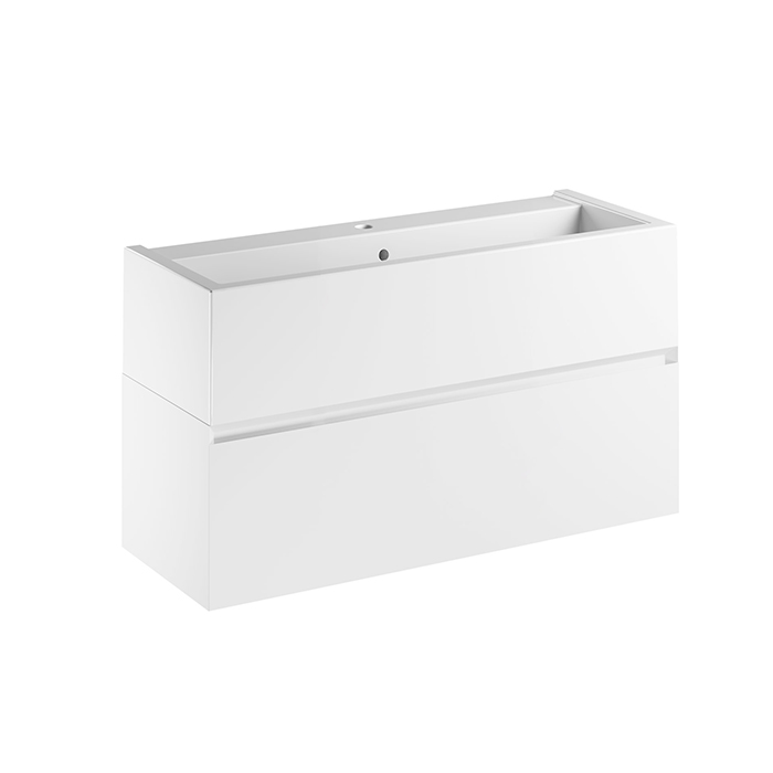 Kerasan Kanaal Тумба подвесная 100х46.5см, с 1 ящиком, цвет: белый матовый