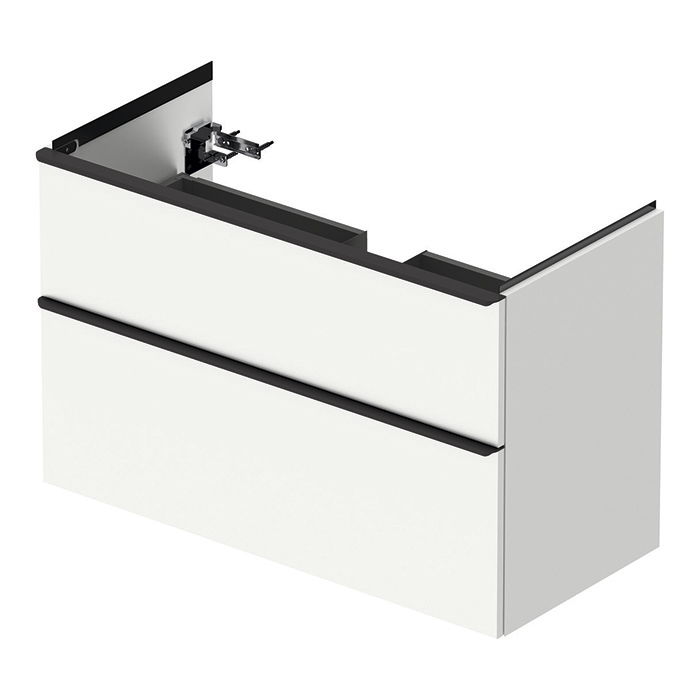 Duravit D-Neo Тумба с раковиной 98.4x45.2хh62.5см, 2 ящика, подвесная, цвет: Белый матовый