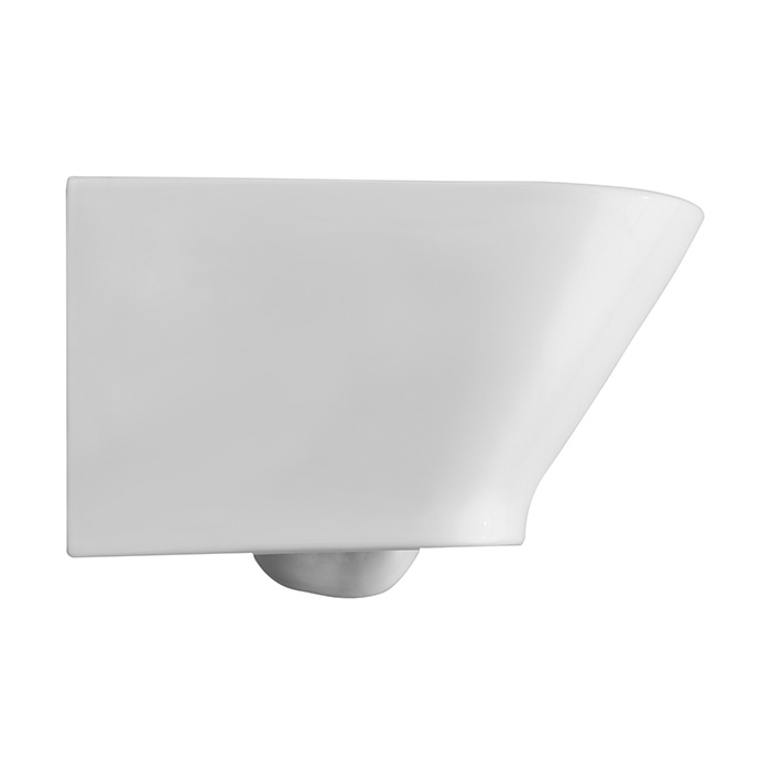 Roca The Gap Round Унитаз подвесной 35x54см, безободковый, цвет: белый
