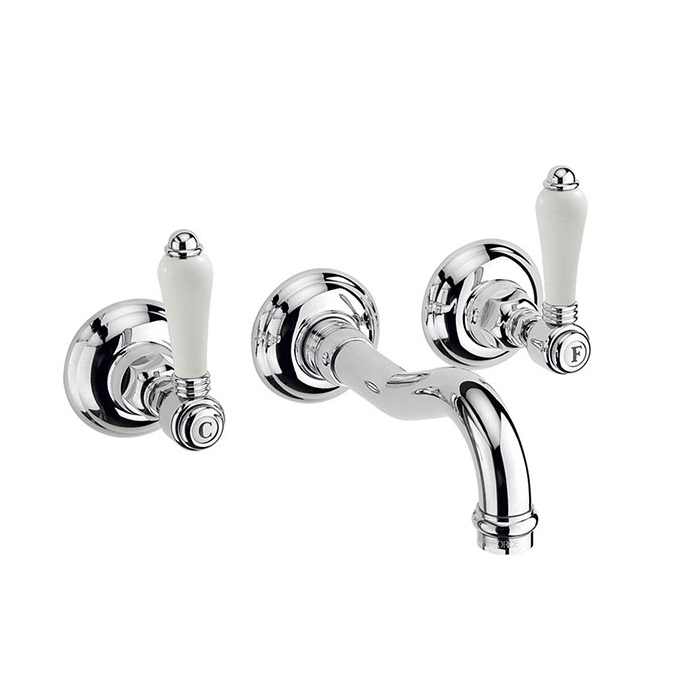 Nicolazzi Petit Mont Blanc Смеситель для раковины, настенный, цвет: хром