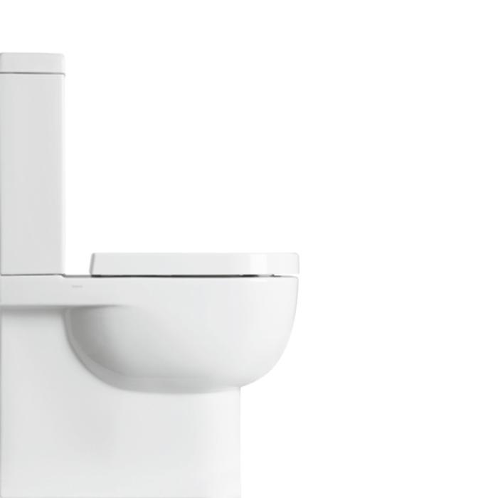 SIMAS E-LINE Унитаз моноблок 62х35см, универсальный слив, с бачком с механизмом, цвет: белый