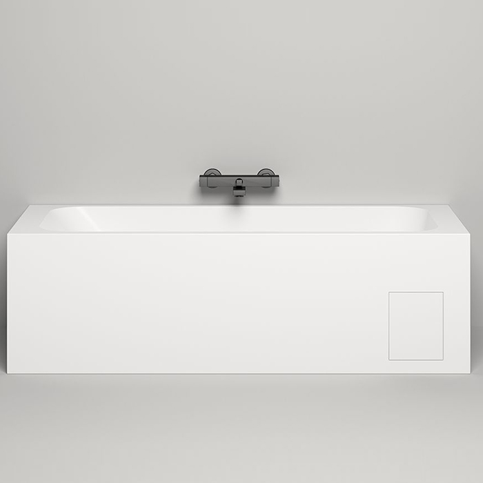 Salini Orlanda Plus Встраиваемая ванна 190х100х60cм, прямоуг. чаша, S-Sense, цвет: белый глянцевый