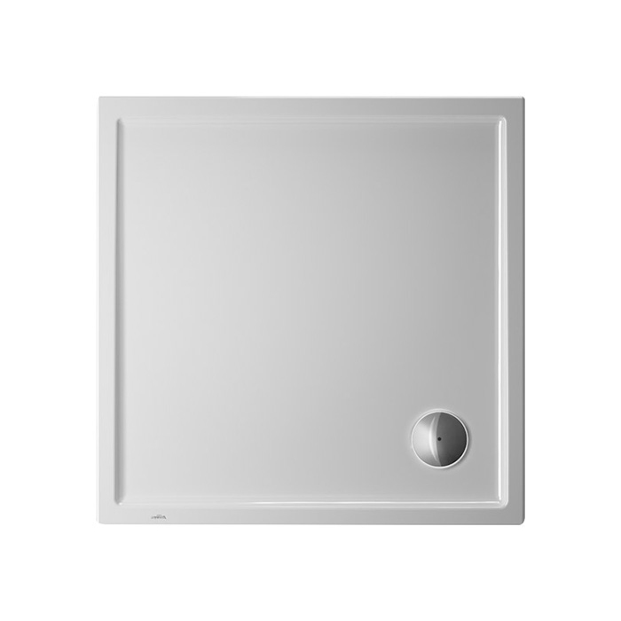 Duravit Starck Slimline Поддон акриловый квадратный 90x90х4.5см, d:9см., цвет: белый