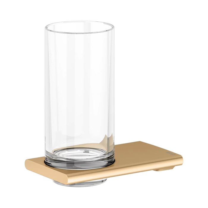 Keuco Edition 400 Стакан, подвесной, хрустальный, цвет: brushed brass