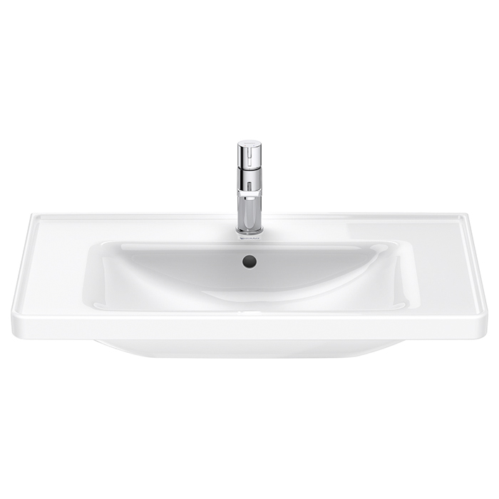 Duravit D-Neo Раковина 80х48см., накладная, с переливом,1 отв., цвет: белый