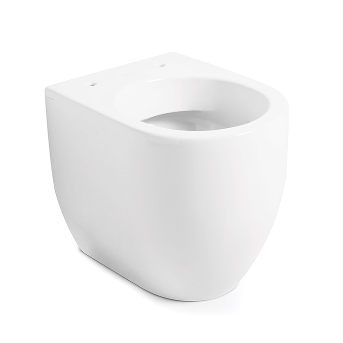 Kerasan Flo Унитаз 48см., напольный, приставной, слив универсальный, цвет: белый
