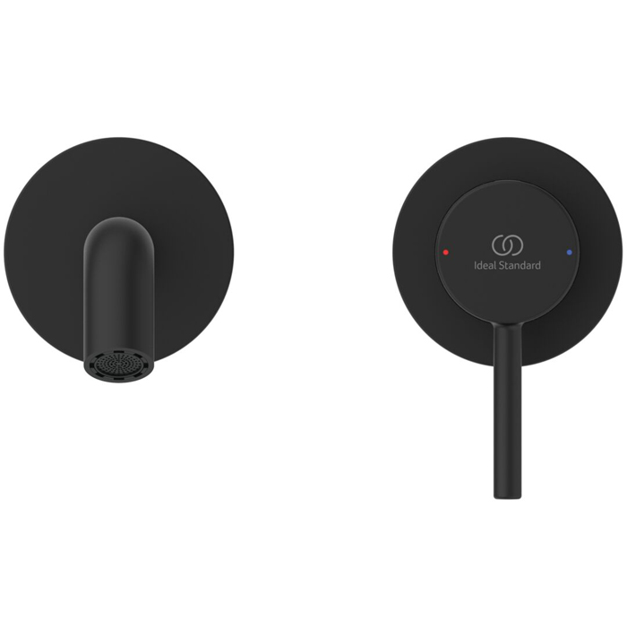 Ideal Standard Ceraline Nuovo Смеситель для раковины, встраиваемым, излив: 22см., цвет: Черный матовый