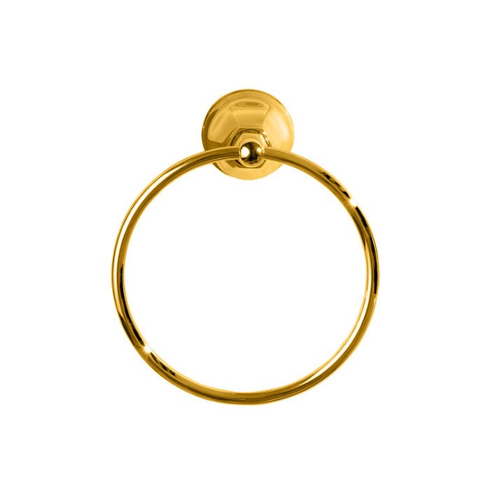 Nicolazzi Teide Полотецедержатель-кольцо 19.5см., подвесной, цвет: золото