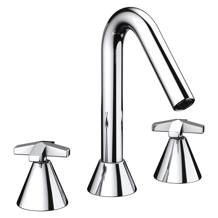 Nicolazzi Star Смеситель для раковины, на 3 отв., цвет: хром