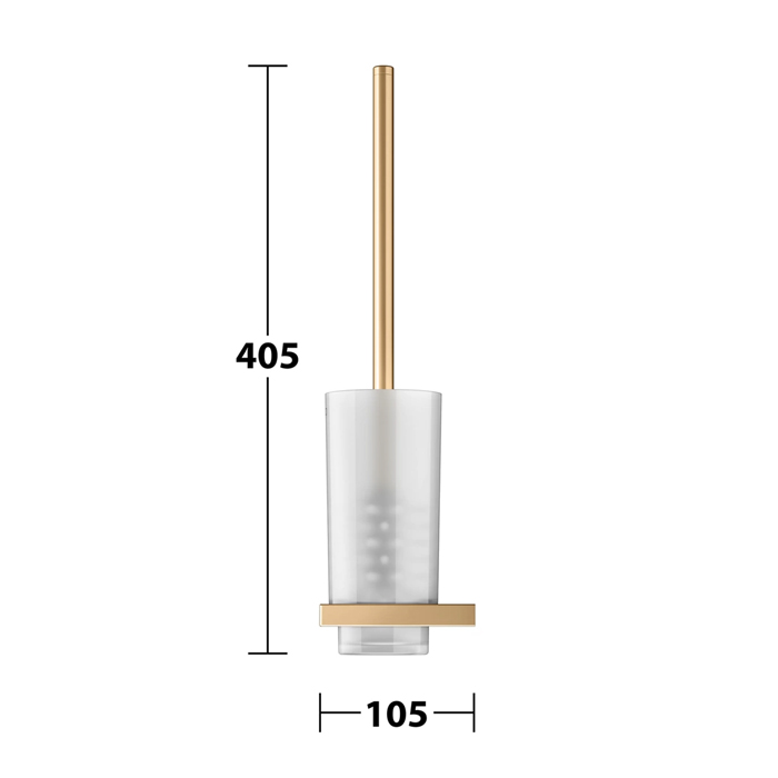 Keuco Edition 11 Туалетный ёршик, подвесной, цвет: brushed brass