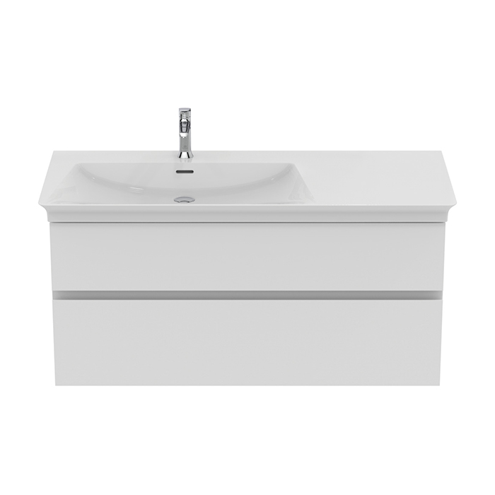 Ideal Standard Finesse Тумба с раковиной 120x50см, подвесная, SX, 2 ящика, 1 отв., цвет: белый матовый