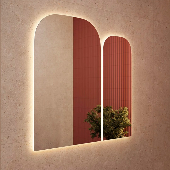 Kerama Marazzi Vetrata Зеркало  R 72х115.5см., сенсор со сменой цвета подсветки и антизапотеванием
