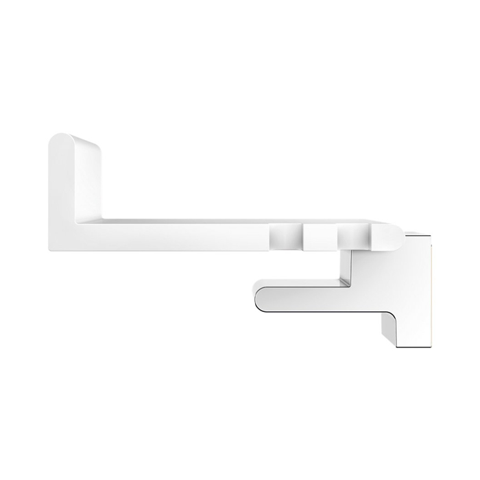 Keuco Reva Полочка для душа, встроенный крючок, подвесной, цвет: Shower shelf белый