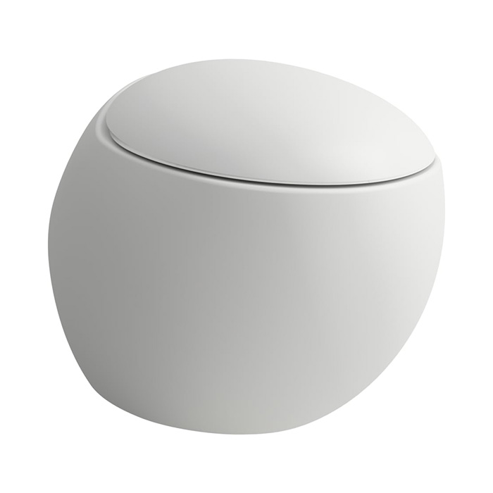 Laufen Alessi One Унитаз подвесной 58х39см, безободковый, покрытие LCC, цвет: белый матовый