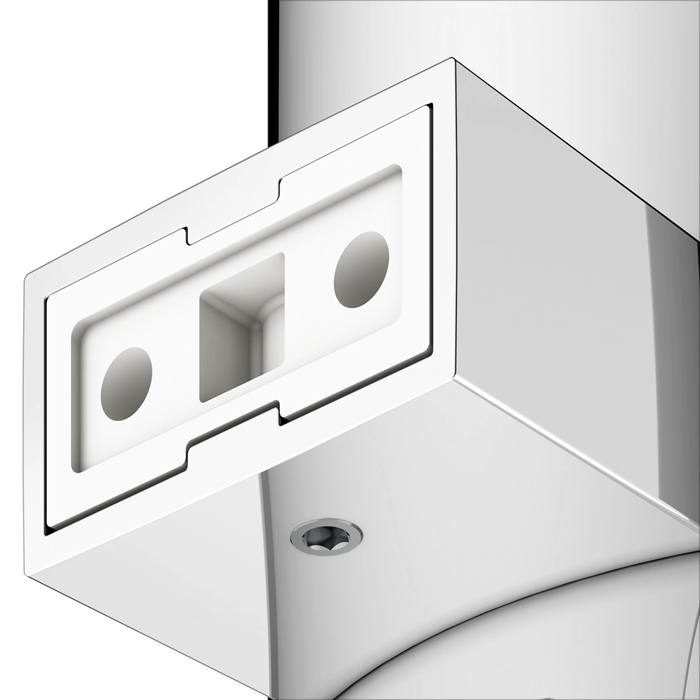 Keuco Collection Moll Туалетный ёршик, подвесной c крышкой, цвет: хром/anthracite