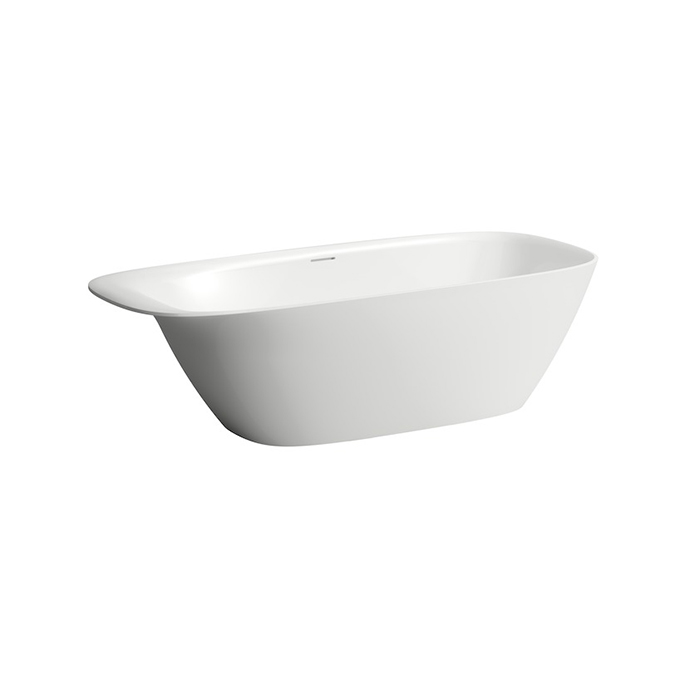 Laufen INO Ванна 180x80x52см, отдельностоящая, с слив-переливом, материал: композит, цвет: белый