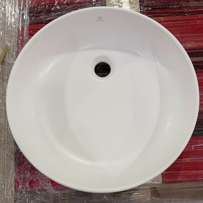 Ideal Standard Conca Раковина накладная d45хh12см, круглая, без отв., с крепежом, цвет: белый матовый