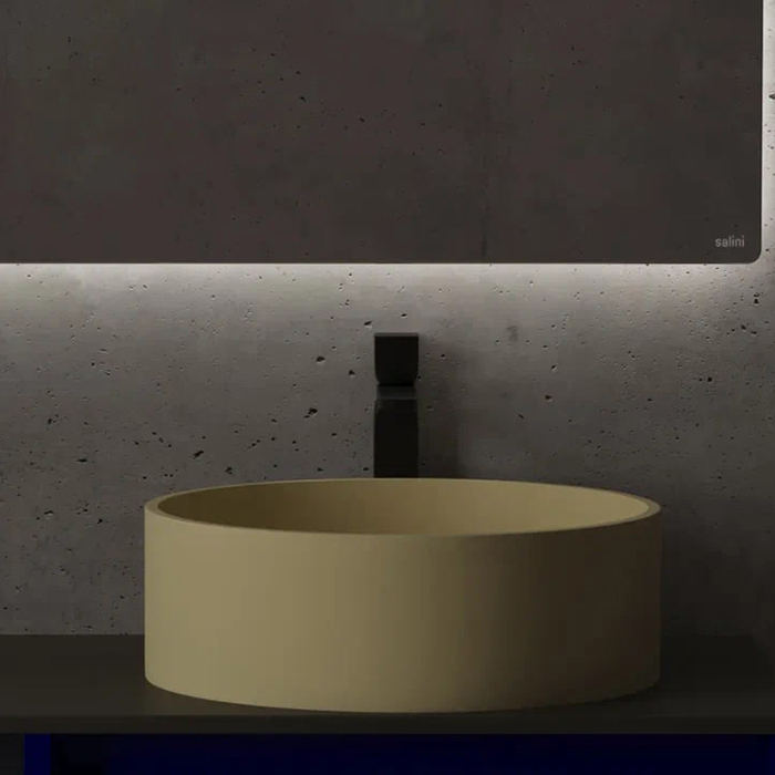 Salini Зеркало для ванны OMBRA 140х70х2.5см., с LED подсветкой, влагостойкое AGC Сrystalvision, сенс. выкл., крепления, обогрев, антизапот.