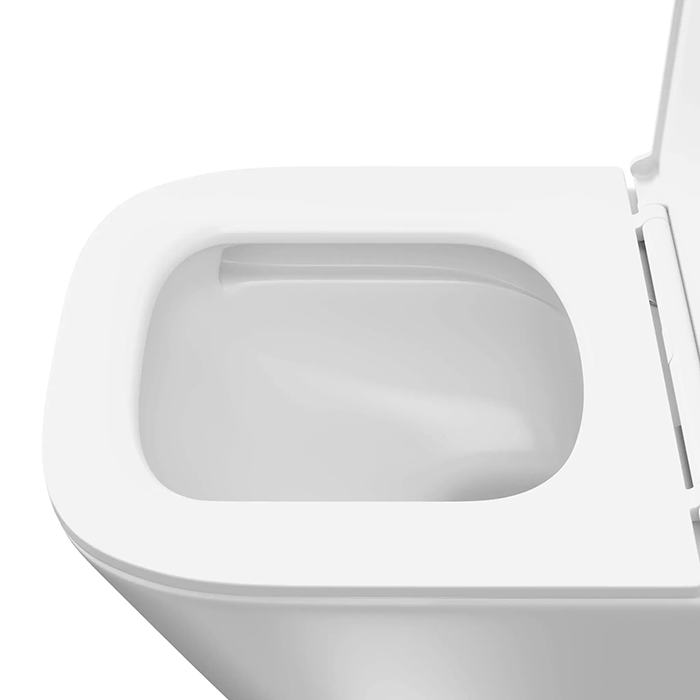 Kerama Marazzi Cubo Унитаз 34х48см, подвесной, смыв торнадо, с крепежом и сиденьем, цвет: белый глянцевый