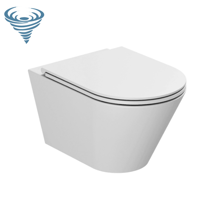 Azzurra Forma Унитаз подвесной 54х37см, TORNADO бесшумный, цвет: белый