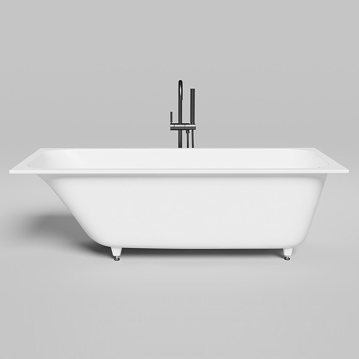 Salini Orlanda Встраиваемая ванна 170х70х60cм, прямоуг. чаша, S-Sense, цвет: белый матовый