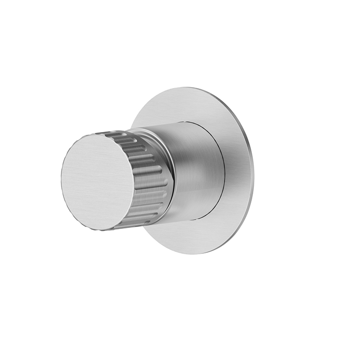 Newform Steel Line Смеситель для душа, встраиваемый, на 1 выход, цвет: stainless steel