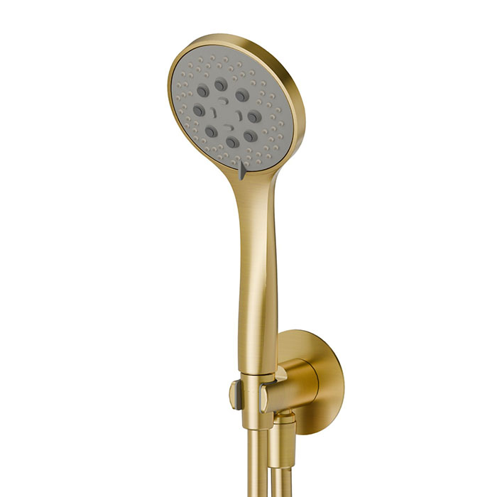 Newform Shower Ручная лейка D 10см., цвет: PVD Br. Gold