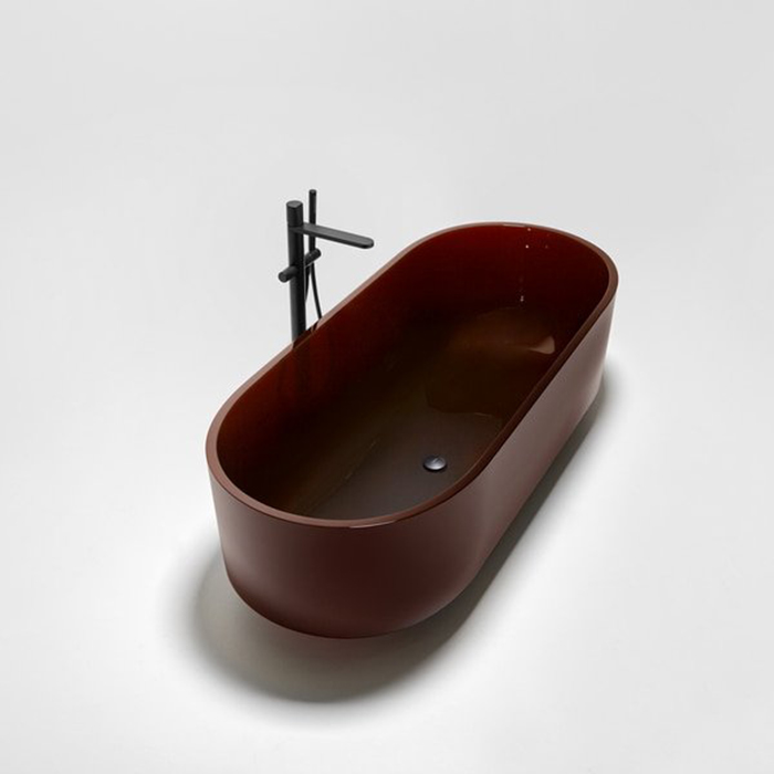 Antonio Lupi Borghi Ванна 1800х750х530 мм., отдельностоящая, с нажимным донным клапаном и сифоном, цвет: Mostato матовый