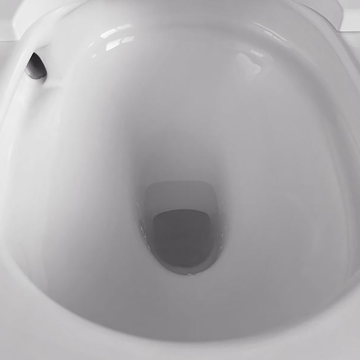 NEMO Унитаз 52x36см., подвесной, безободковый, tornado, сиденье микролифт, цвет: белый глянцевый