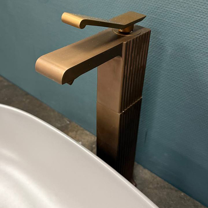 Stella Casanova Смеситель для раковины, на 1 отв., 3222MCHP, цвет: медь матовая