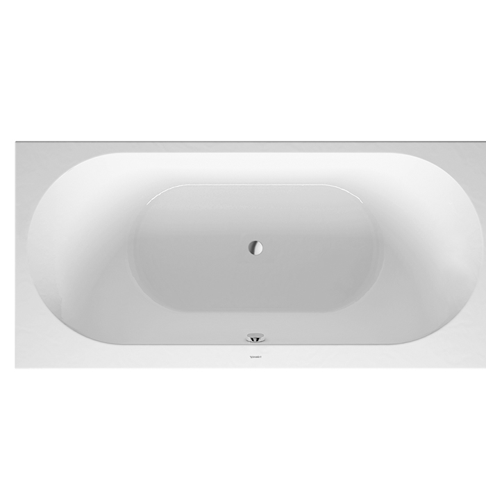 Duravit Darling New  Ванна 190х90x60см, акриловая, прямоугольная встраиваемая или с панелями,с 2 наклонами для спины, цвет: белый