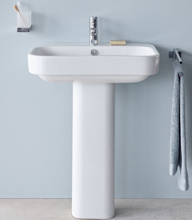 DURAVIT Happy D.2 Раковина 80х52.5 см, 1 отв, со слив-переливом, цвет: белый